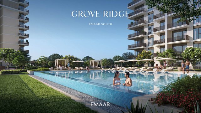 Grove Ridge at Emaar South, the pool (Emaar's render)