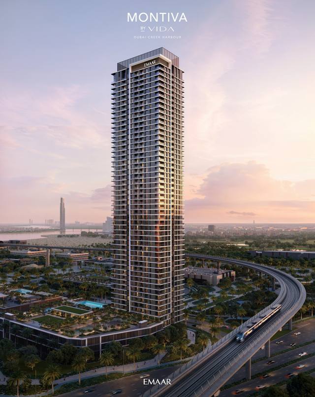 Montiva by Vida — Green Gate, Dubai Creek Harbour render 2