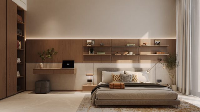 The Archive — a furnished bedroom